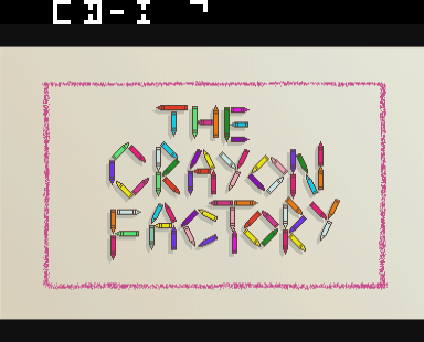 Crayon Factory Title Screen